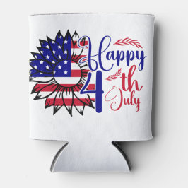 Zonnebloem 4 juli blikjeskoeler