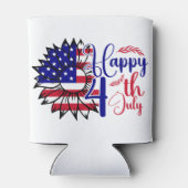 Zonnebloem 4 juli blikjeskoeler (Achterkant)