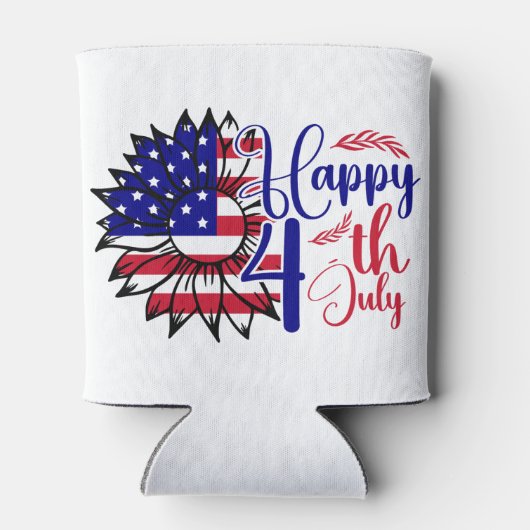 Zonnebloem 4 juli blikjeskoeler (Achterkant)