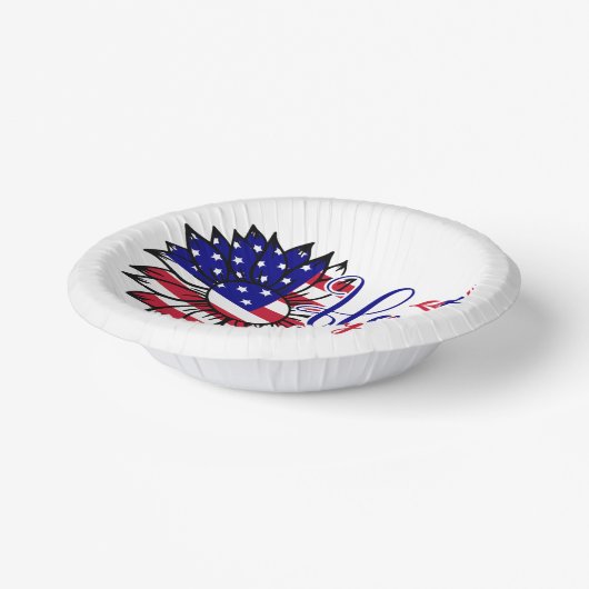 Zonnebloem 4 juli papieren kommen (Gebogen)