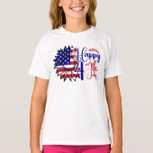 Zonnebloem 4 juli t-shirt (Voorkant)