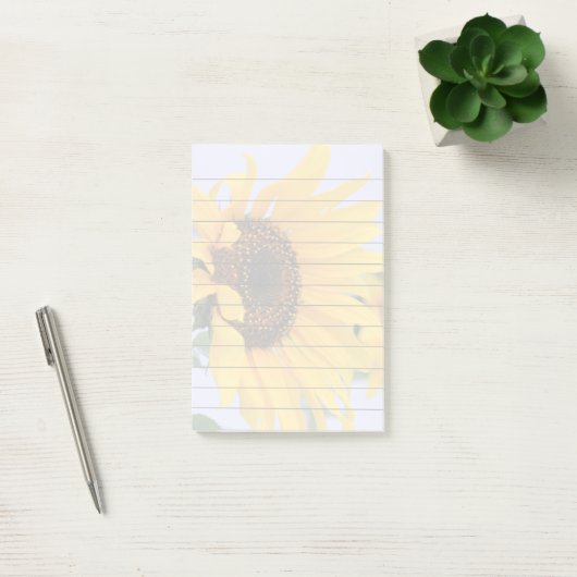 Zonnebloem 4x6 post it note note-pad (Kantoor)
