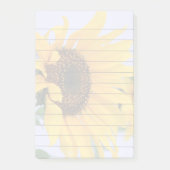 Zonnebloem 4x6 post it note note-pad (Voorkant)
