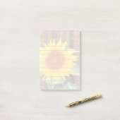 Zonnebloem 4x6 post it note note-pad (Op bureau)