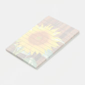 Zonnebloem 4x6 post it note note-pad (Schuin)