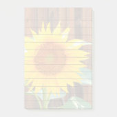 Zonnebloem 4x6 post it note note-pad (Voorkant)