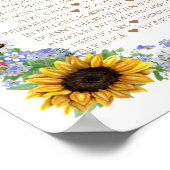 zonnebloem 50 dingen dat we van je houden 50e verj poster (Hoek)