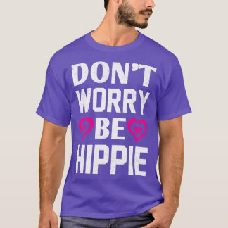 Zonnebloem 60-70-70-pie-teken voor de vrede t-shirt