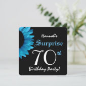 Zonnebloem 70e verjaardag Zonnebloem A01B Kaart (Staand voorkant)