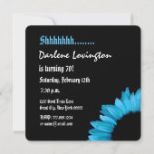 Zonnebloem 70e verjaardag Zonnebloem A01B Kaart (Achterkant)