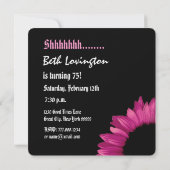 Zonnebloem 75e verjaardag Zonnebloem A10c Kaart (Achterkant)