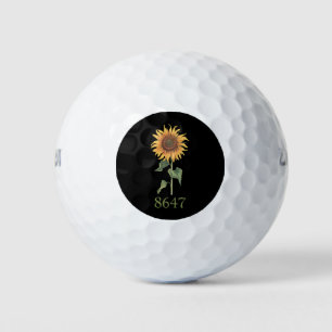Zonnebloem 8647 86 47 Subtiele Anti Trump Bloemen Golfballen