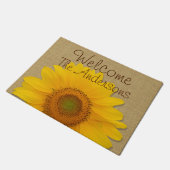 Zonnebloem Aangepast landschap Deurmat (Schuin)