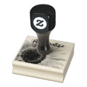 Zonnebloem Aangepast Rubberstempel (Stempel)