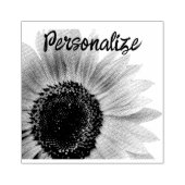 Zonnebloem Aangepast Rubberstempel (Afrduk)