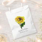  zonnebloem Aangepaste bruiloft Favor Bag Bedankzakje (Geknipt)
