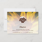 Zonnebloem Aangepaste foto Happy Birthday Notitiekaartje (Achterkant)