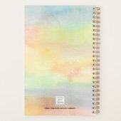 Zonnebloem aangepaste naam Waterverf Planner (Achterkant)
