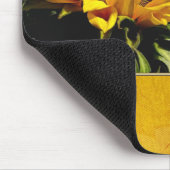 Zonnebloem Aangepaste ontwerper Mousepad Muismat (Hoek)