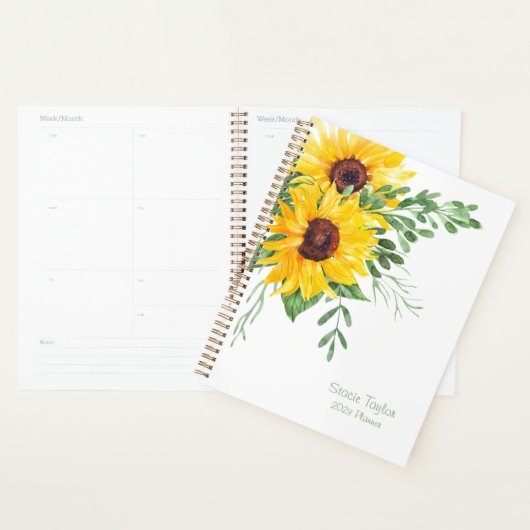 Zonnebloem Aangepaste Planner (Display)