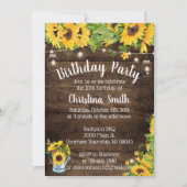 Zonnebloem Aannodiging van de Partij van de Zonneb Kaart (Voorkant)