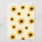 Zonnebloem Aanvragen van de Zonnebloementspartij Kaart (Achterkant)