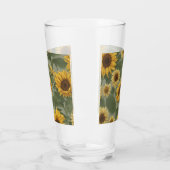Zonnebloem Abstract #337 Glas (Links)