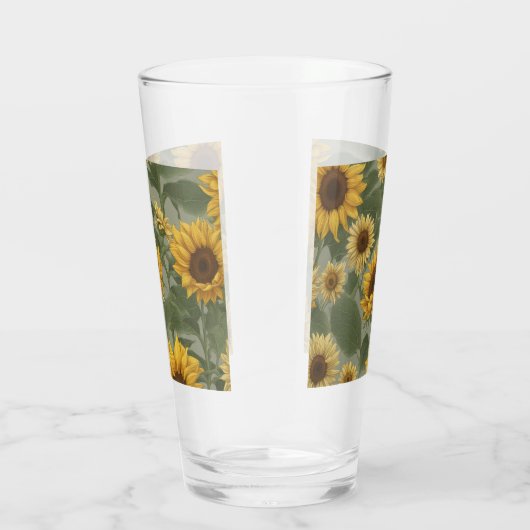 Zonnebloem Abstract #337 Glas (Rechts)