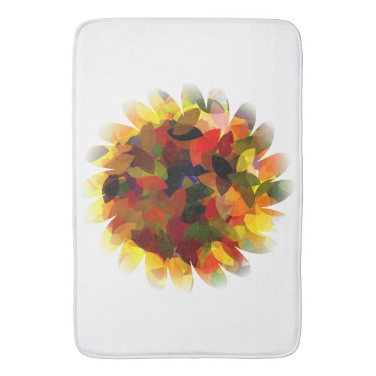 ZONNEBLOEM ABSTRACT BADMAT (Voorkant Verticaal)