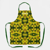 Zonnebloem Abstract gepersonaliseerd Schort (Voorkant)