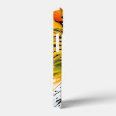 Zonnebloem Abstract Kunst Bloemen Kleurrijk Case-Mate iPhone Case (Achterkant / Rechts)