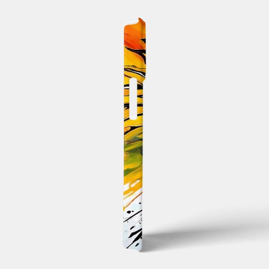 Zonnebloem Abstract Kunst Bloemen Kleurrijk Case-Mate iPhone Case (Achterkant / Rechts)