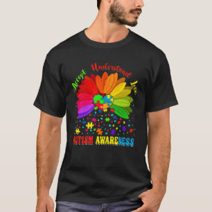 Zonnebloem Accepteer Liefde Autistisch Autisme A T-shirt