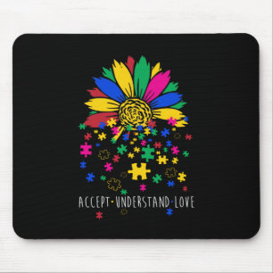 Zonnebloem Accepteren begrip van de 'Love World Au Muismat