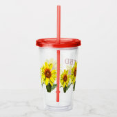 Zonnebloem Acrylbeker Acryl Drinkbeker (Rechts)