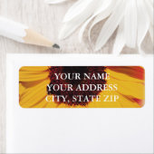 ZONNEBLOEM ADRES LABEL SJABLOON (Insitu)