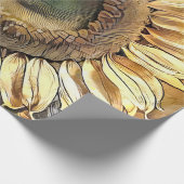 Zonnebloem Afbeelding Modern Art Collectie Cadeaupapier (Hoek)