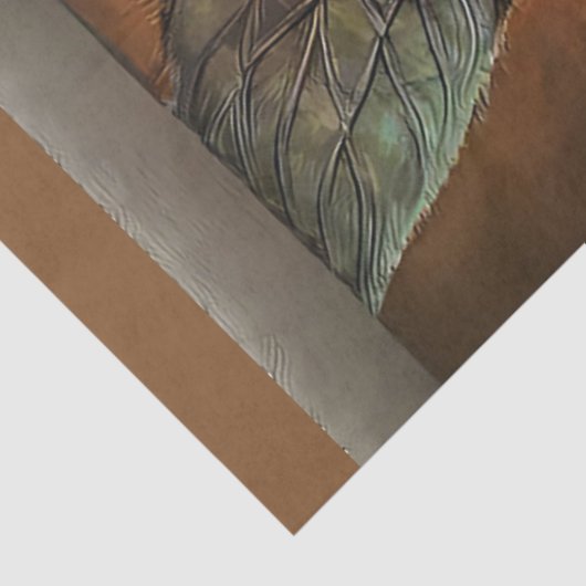 Zonnebloem Afbeelding Modern Art Collectie Tissuepapier (Detail)