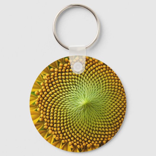Zonnebloem Afbeelding Sleutelhanger (Voorkant)