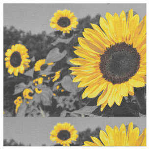 Zonnebloem Afbeelding Stof