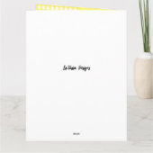 Zonnebloem Afro-Amerikaanse oma Moederdag Kaart (Achterkant)