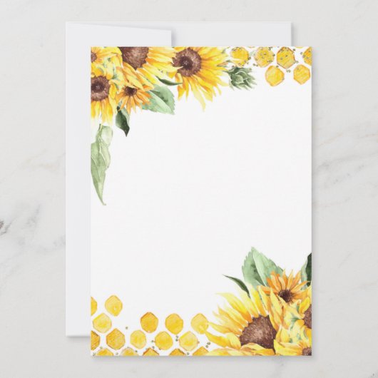 Zonnebloem Afro Te goed om echt Baby shower te zij Kaart (Achterkant)