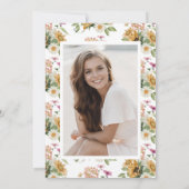 Zonnebloem afstudeerfeest kaart (Achterkant)