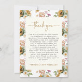 Zonnebloem Afstuderen Bedankkaart (Voorkant)