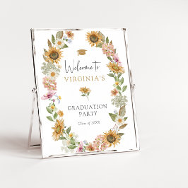 Zonnebloem Afstuderen Poster