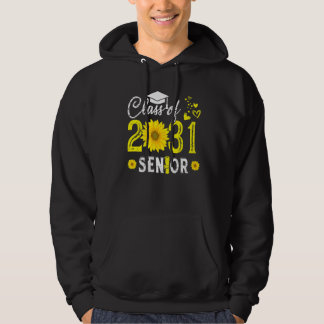 Zonnebloem Afstuderen Senior Klasse van 2031 31 Gr Hoodie