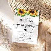 Zonnebloem Afstuderen Uitnodiging