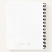 Zonnebloem "Al mijn briljante ideeën" Notitieboek (Achterkant)