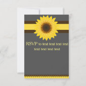 Zonnebloem Algemene uitnodiging (Achterkant)
