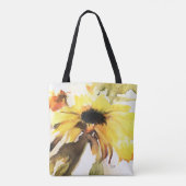 Zonnebloem All-Over-Print Tas (Achterkant)
